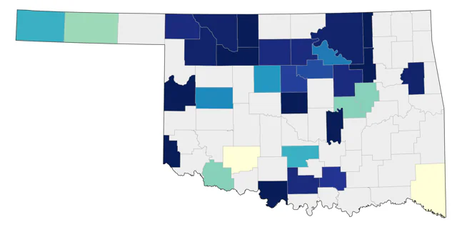 Tundra Swan county map