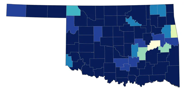 Western Cattle-Egret county map