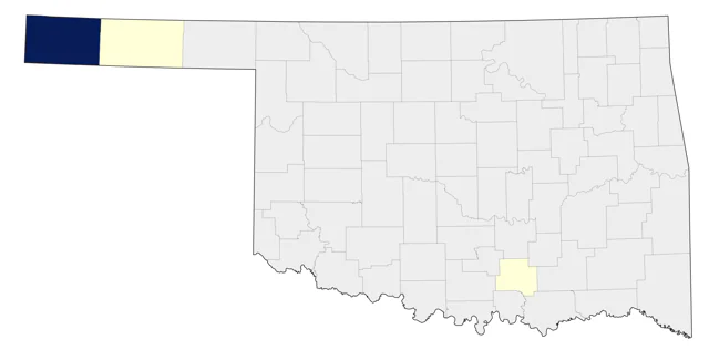 Western Flycatcher county map