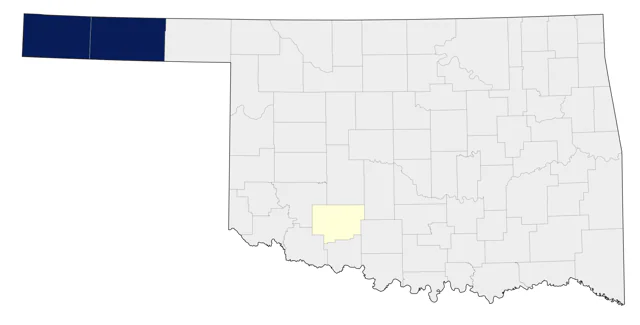 Western Wood-Pewee county map