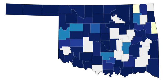 White-rumped Sandpiper county map