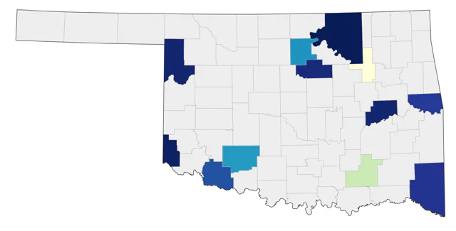 White-tailed Kite county map