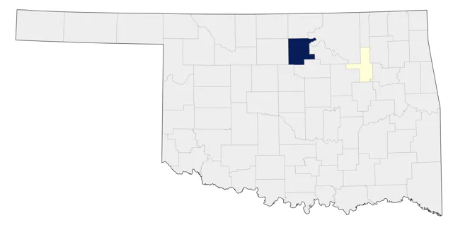 Wilson's Plover county map