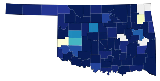 Yellow-crowned Night Heron county map