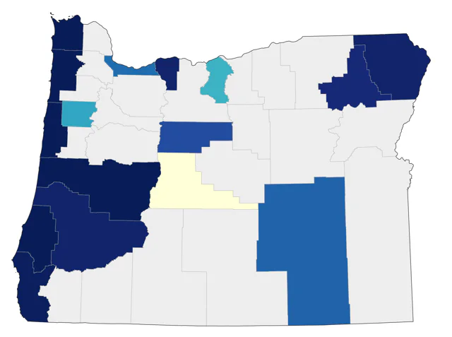 Ancient Murrelet county map