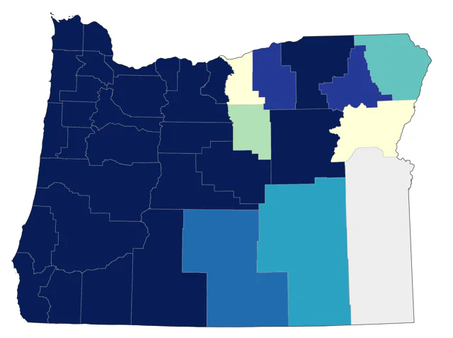Barred Owl county map