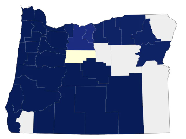 Black-bellied Plover county map