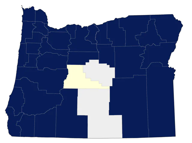 Black-capped Chickadee county map