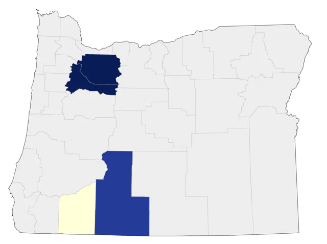 Black-chinned Sparrow county map