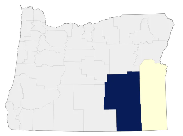 Black Rosy-Finch county map