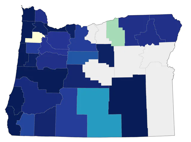 Black Swift county map