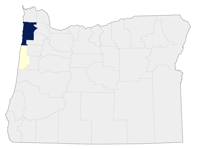 Blue-footed Booby county map
