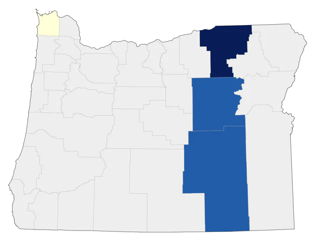 Broad-billed Hummingbird county map