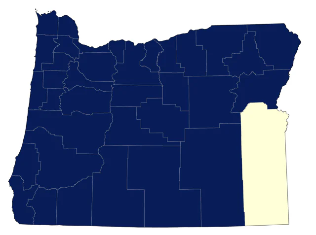 Brown Creeper county map