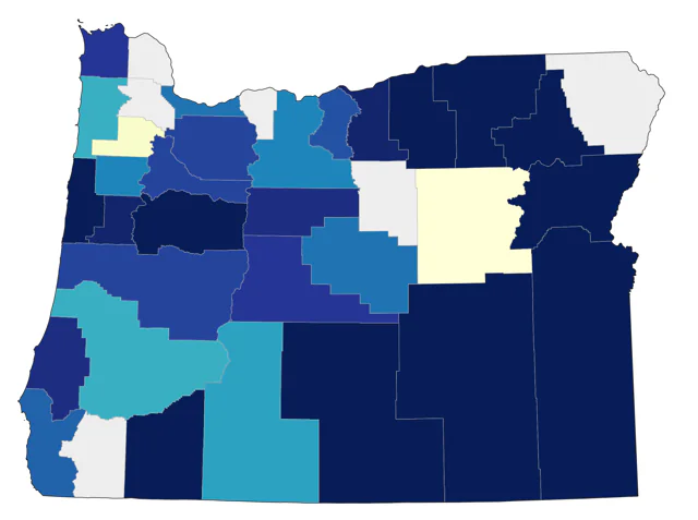 Burrowing Owl county map