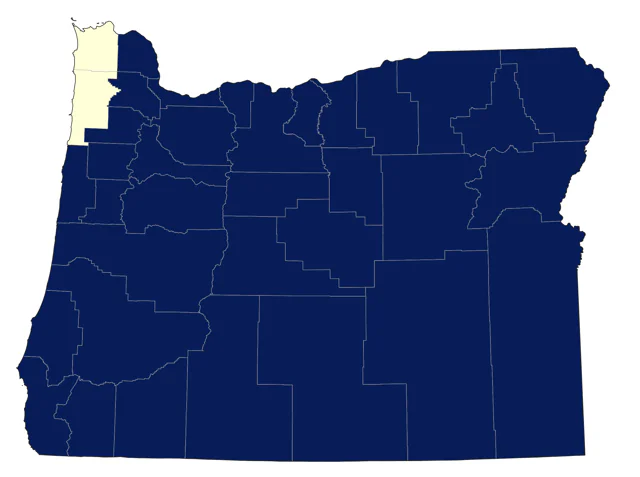 California Quail county map