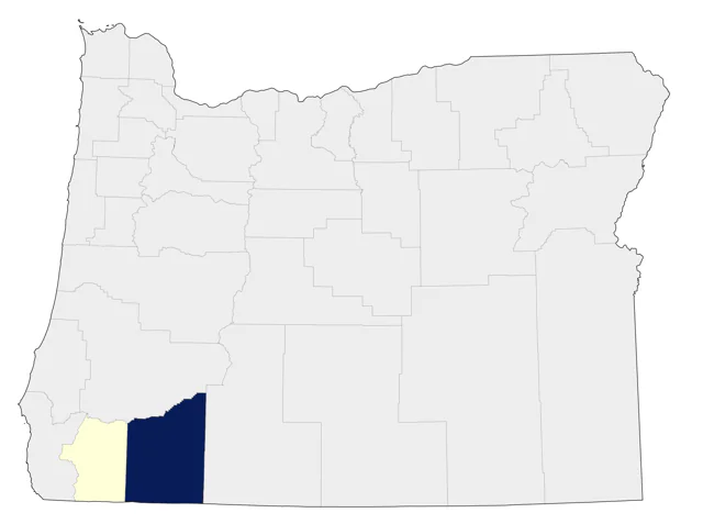 California Thrasher county map