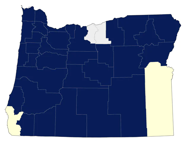 Canada Jay county map