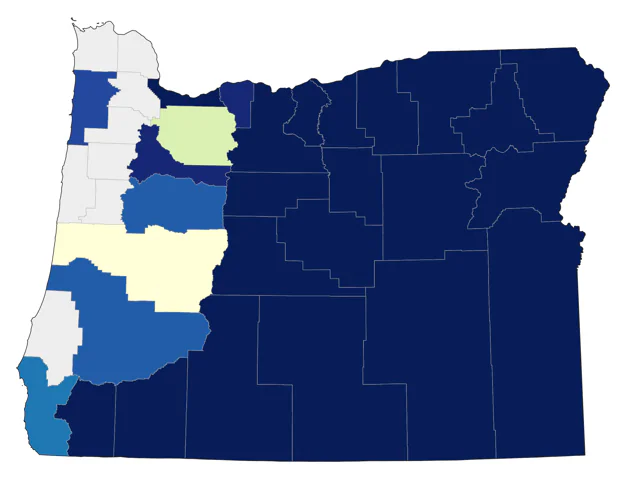 Canyon Wren county map
