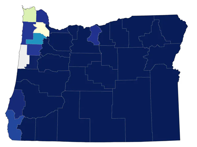 Cassin's Finch county map