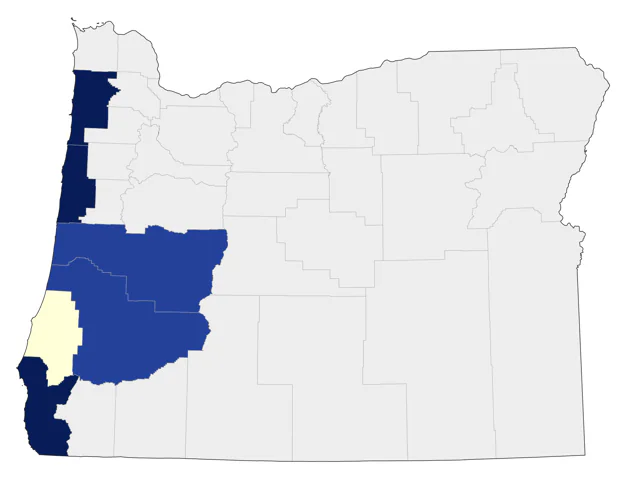 Cook's Petrel county map