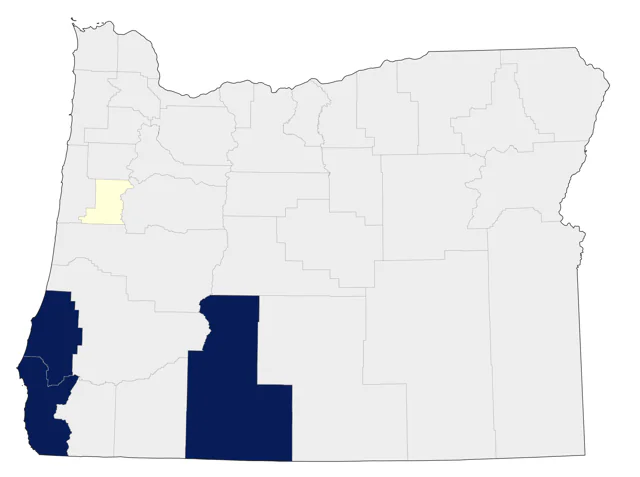 Crested Caracara county map