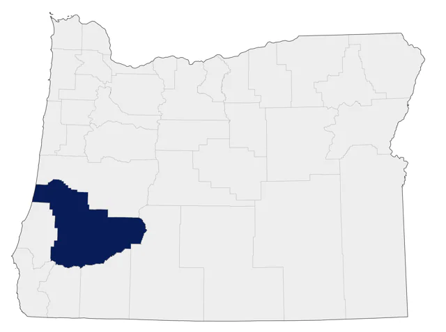 Curve-billed Thrasher county map