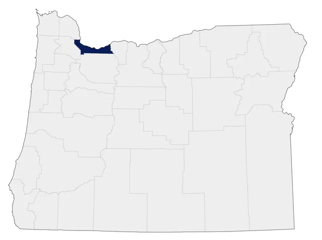 Eastern Bluebird county map