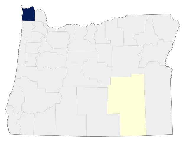 Gambel's Quail county map