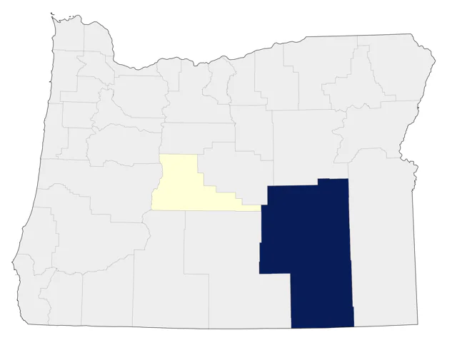 Golden-winged Warbler county map