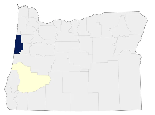 Great Shearwater county map