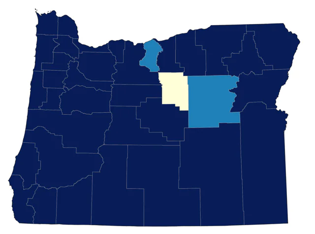 Greater White-fronted Goose county map