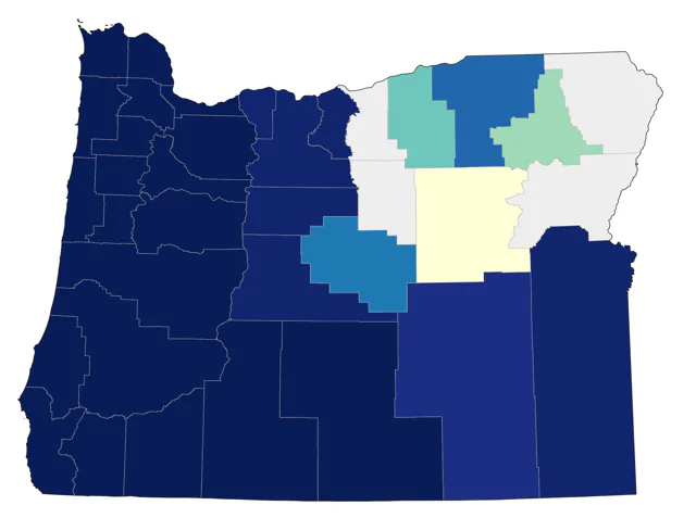 Green Heron county map