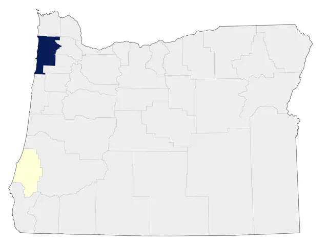 Long-billed Murrelet county map
