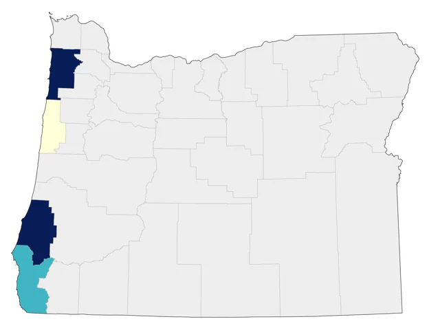 Nazca Booby county map