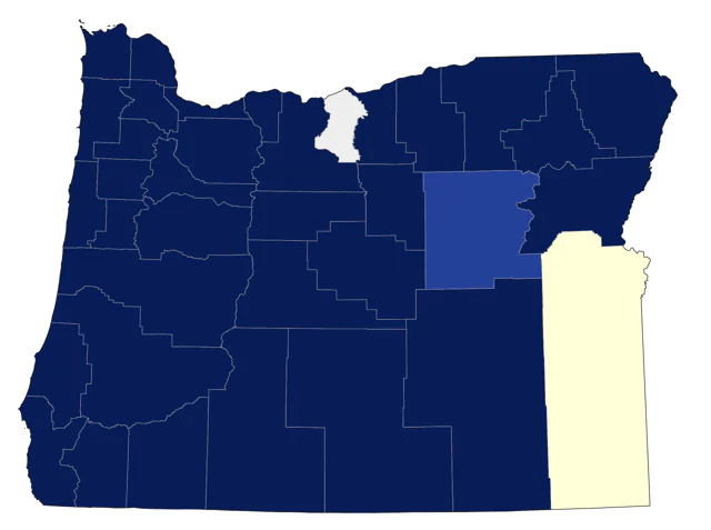 Northern Pygmy-Owl county map