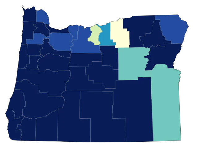 Northern Saw-whet Owl county map