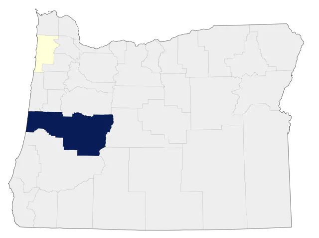 Piping Plover county map