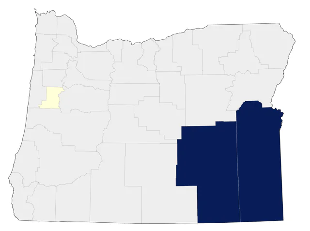 Plumbeous Vireo county map