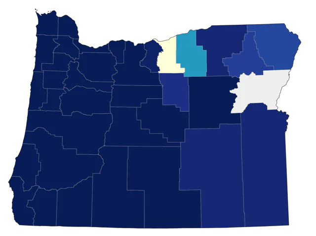 Purple Finch county map