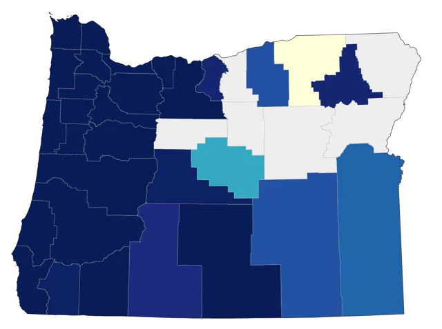 Purple Martin county map