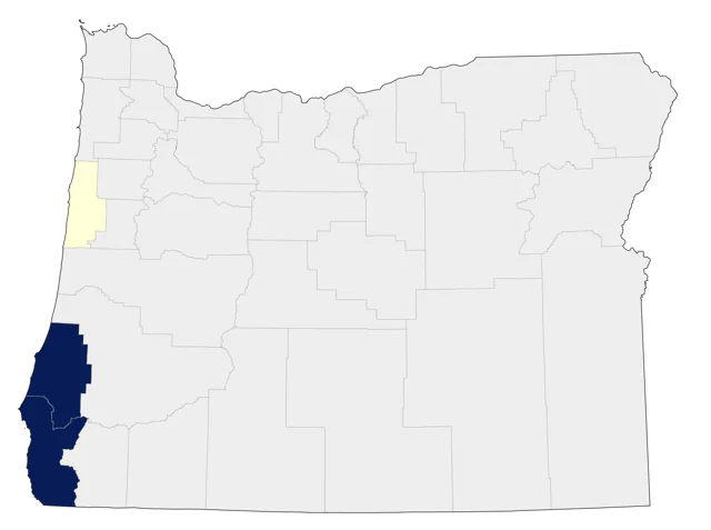 Red-footed Booby county map