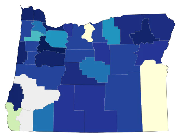 Redpoll county map