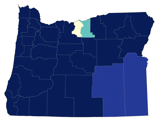 Ruffed Grouse county map