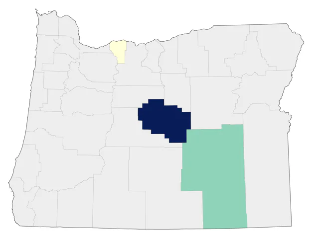 Smew county map