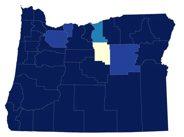 Snow Goose county map