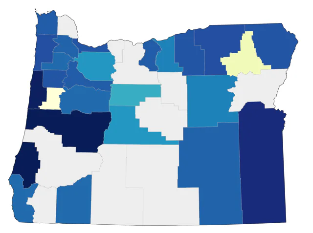 Snowy Owl county map