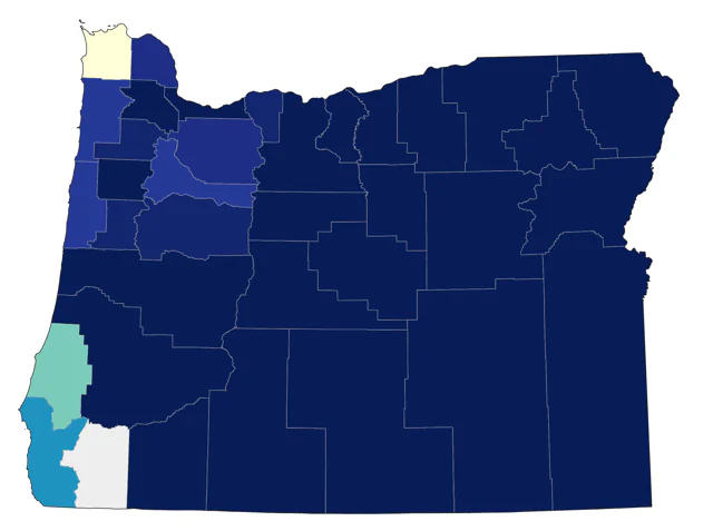 Swainson's Hawk county map