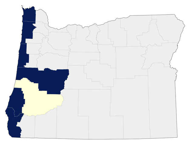 Tufted Puffin county map