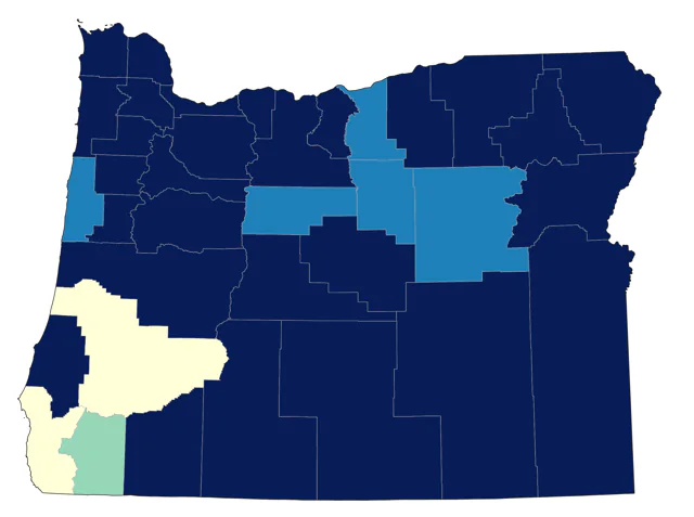 Tundra Swan county map